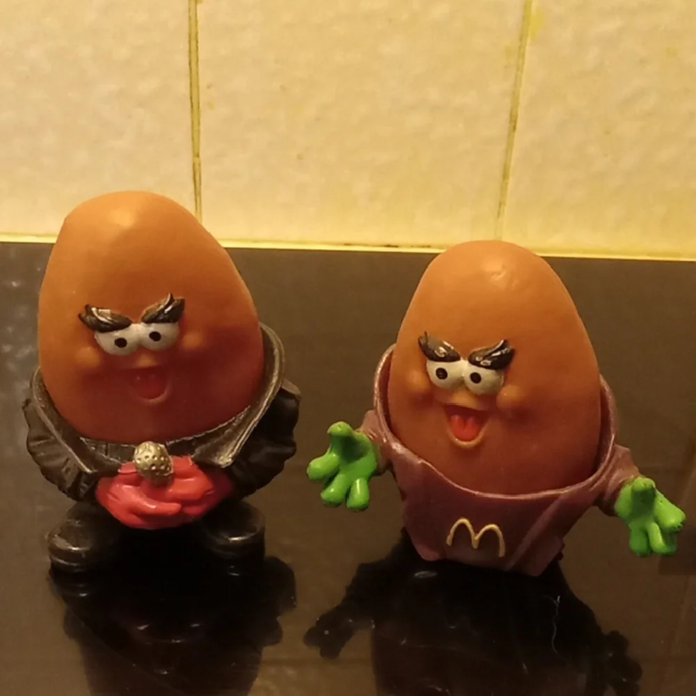 Vintage McDonald's Potato Head Toys 1996. Halloween.